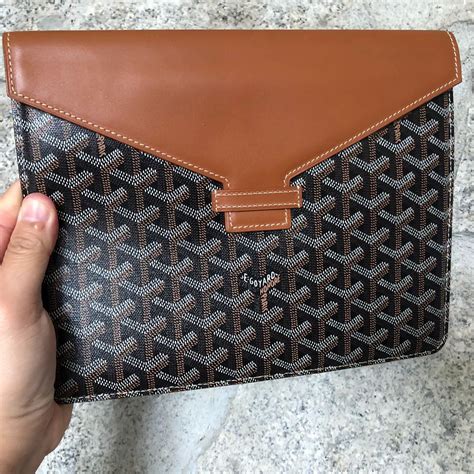 goyard envelope clutch